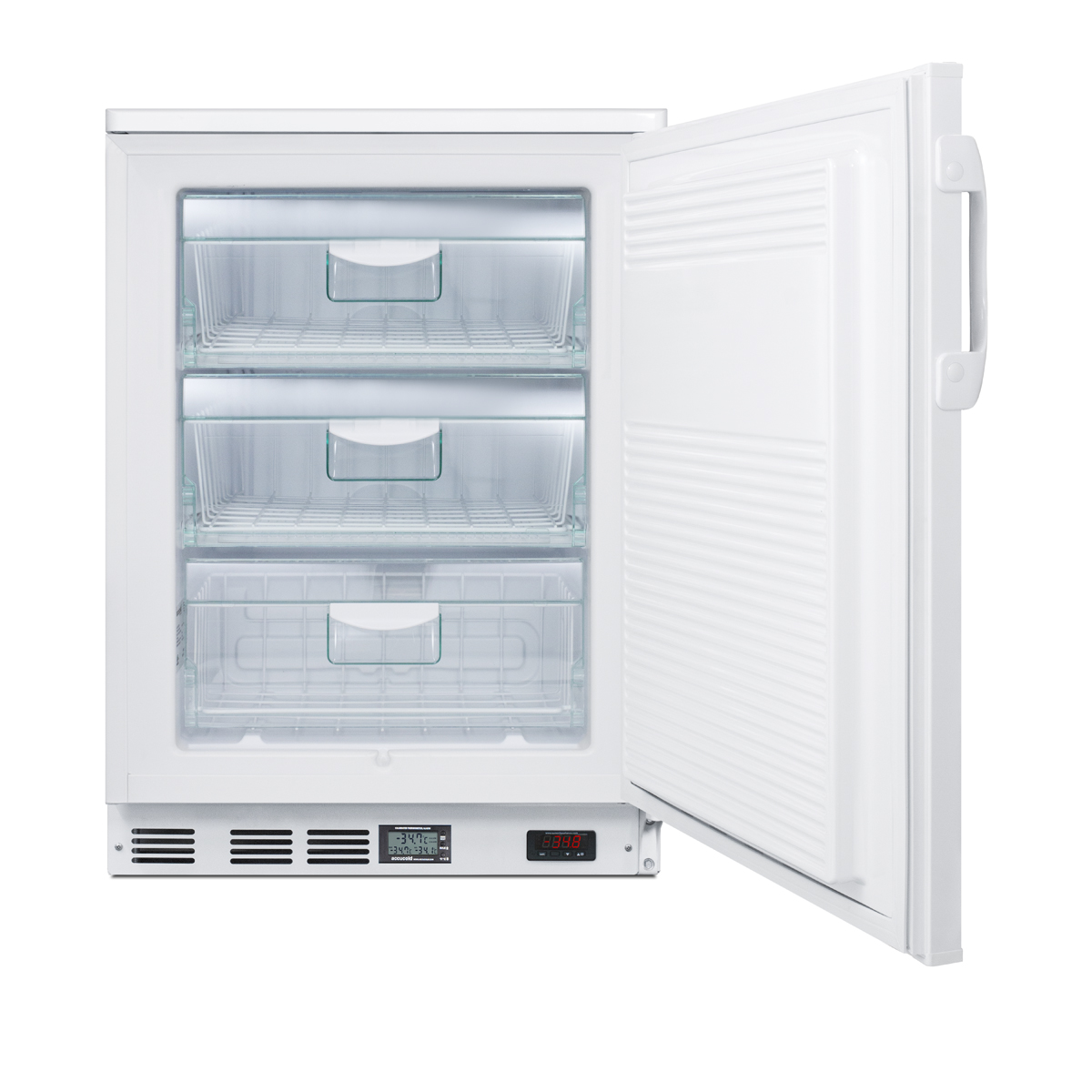 Built-in undercounter laboratory freezer capable of -35 C (-31 F) operation